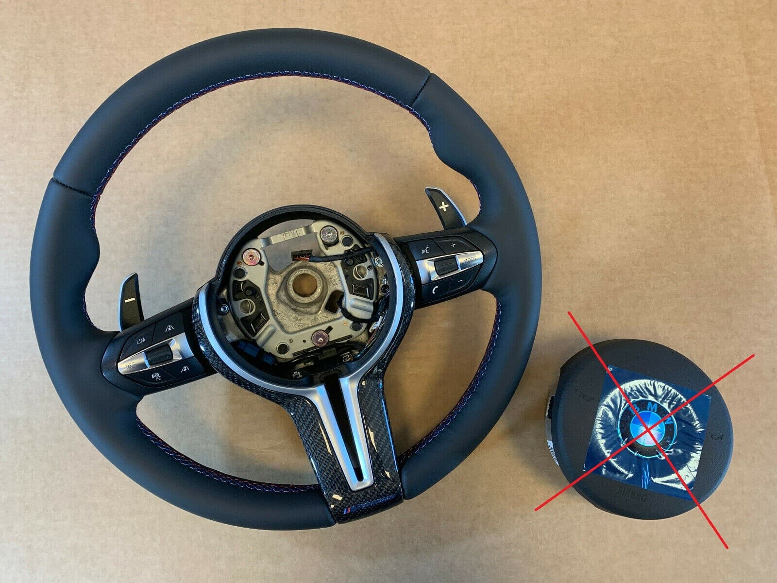 BMW BMW F01 F02 F03 F06 F07 F10 F11 F12 F13 M Steering Wheel Paddle CARBON VIBRO ACC