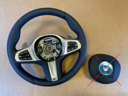 BMW BMW 8 X5 X6 X7 G14 G15 G16 G05 G06 G07 OEM EU M Steering Wheel Paddles VIBRO ACC — thumbnail 1