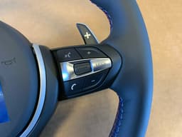 BMW BMW F15 F16 F25 F26 F39 F45 F48 GENUINE USA M Steering Wheel VIBRO M PADDLES — thumbnail 4