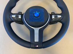 BMW BMW X5 X6 X3 X4 F15 F16 F25 F26 GENUINE M Steering Wheel Paddle VIBRO M STITCHES — thumbnail 5