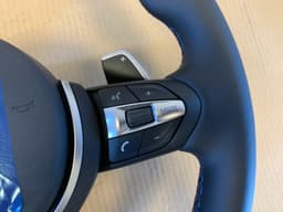 BMW BMW X5 X6 X3 X4 F15 F16 F25 F26 GENUINE M Steering Wheel Paddle VIBRO M STITCHES — thumbnail 4