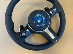 BMW BMW X5 X6 X3 X4 F15 F16 F25 F26 GENUINE M Steering Wheel Paddle VIBRO M STITCHES — thumbnail 9
