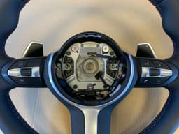 BMW BMW X5 X6 X3 X4 F15 F16 F25 F26 GENUINE M Steering Wheel Paddle VIBRO M STITCHES — thumbnail 6