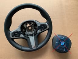 BMW BMW 5 G30 G31 G38 6 G32 X3 G01 G08 X4 G02 OEM M Sport Steering Wheel VIBRO ACC — thumbnail 1