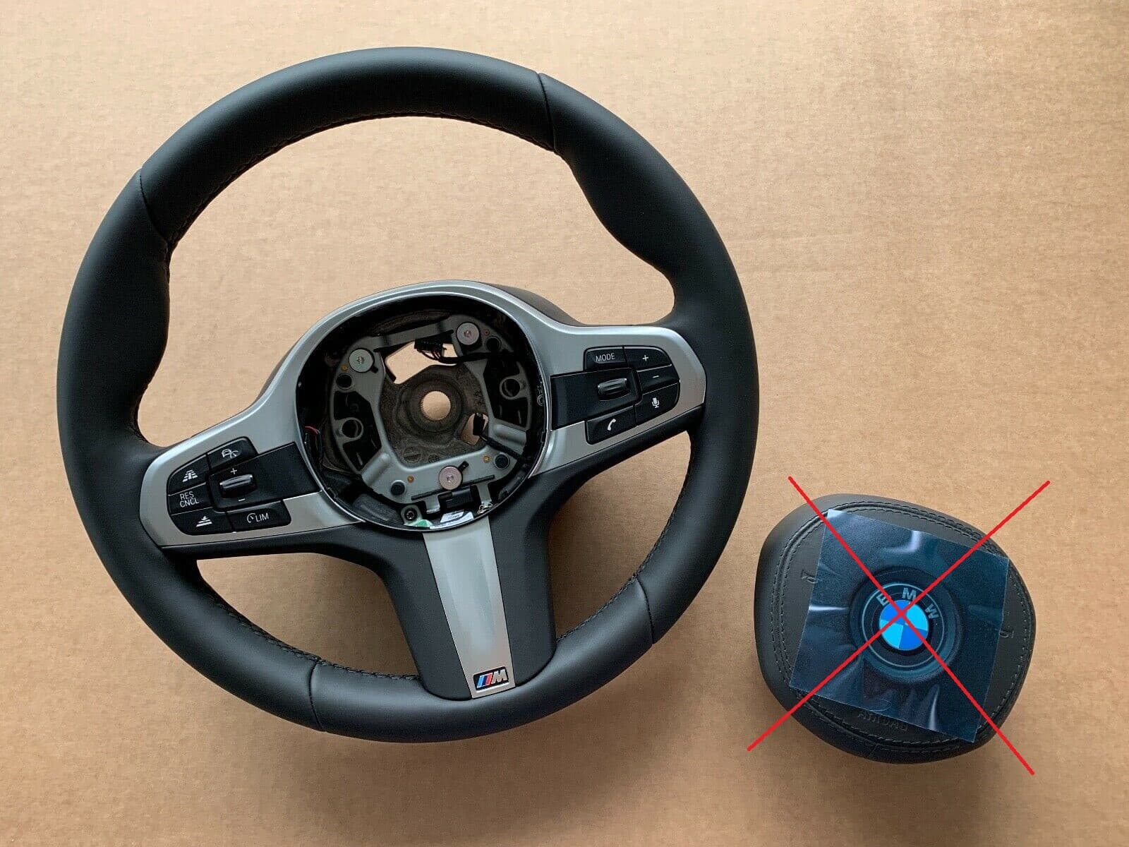 BMW BMW 5 G30 G31 G38 6 G32 X3 G01 G08 X4 G02 OEM M Sport Steering Wheel VIBRO ACC
