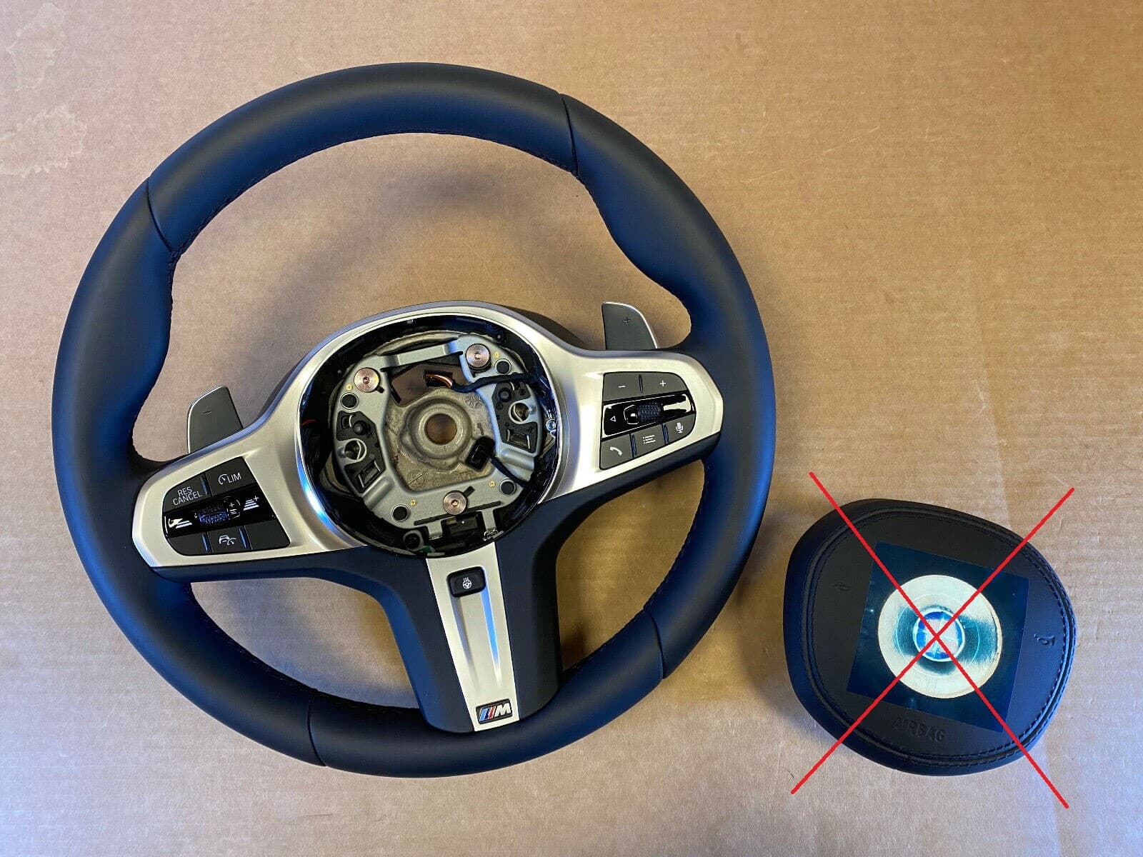 BMW BMW 5 6 X3 X4 G30 G31 G32 G01 G02 LCI EU M Steering Wheel Paddles HEAT VIBRO ACC