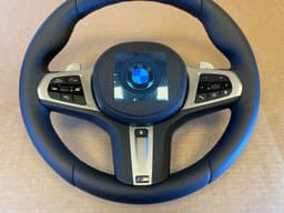 BMW BMW 5 6 X3 X4 G30 G31 G32 G01 G02 LCI EU M Steering Wheel Paddles HEAT VIBRO ACC — thumbnail 5