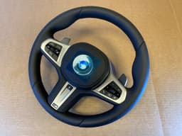 BMW BMW 5 6 X3 X4 G30 G31 G32 G01 G02 LCI EU M Steering Wheel Paddles HEAT VIBRO ACC — thumbnail 10