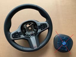 BMW BMW 5 G30 G31 G38 6 G32 X3 G01 G08 X4 G02 OEM M Sport Steering Wheel VIBRO — thumbnail 1