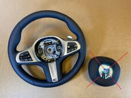 BMW BMW 8 X5 X6 X7 G14 G15 G16 G05 G06 G07 OEM M Steering Wheel Petals Assist+ — thumbnail 1