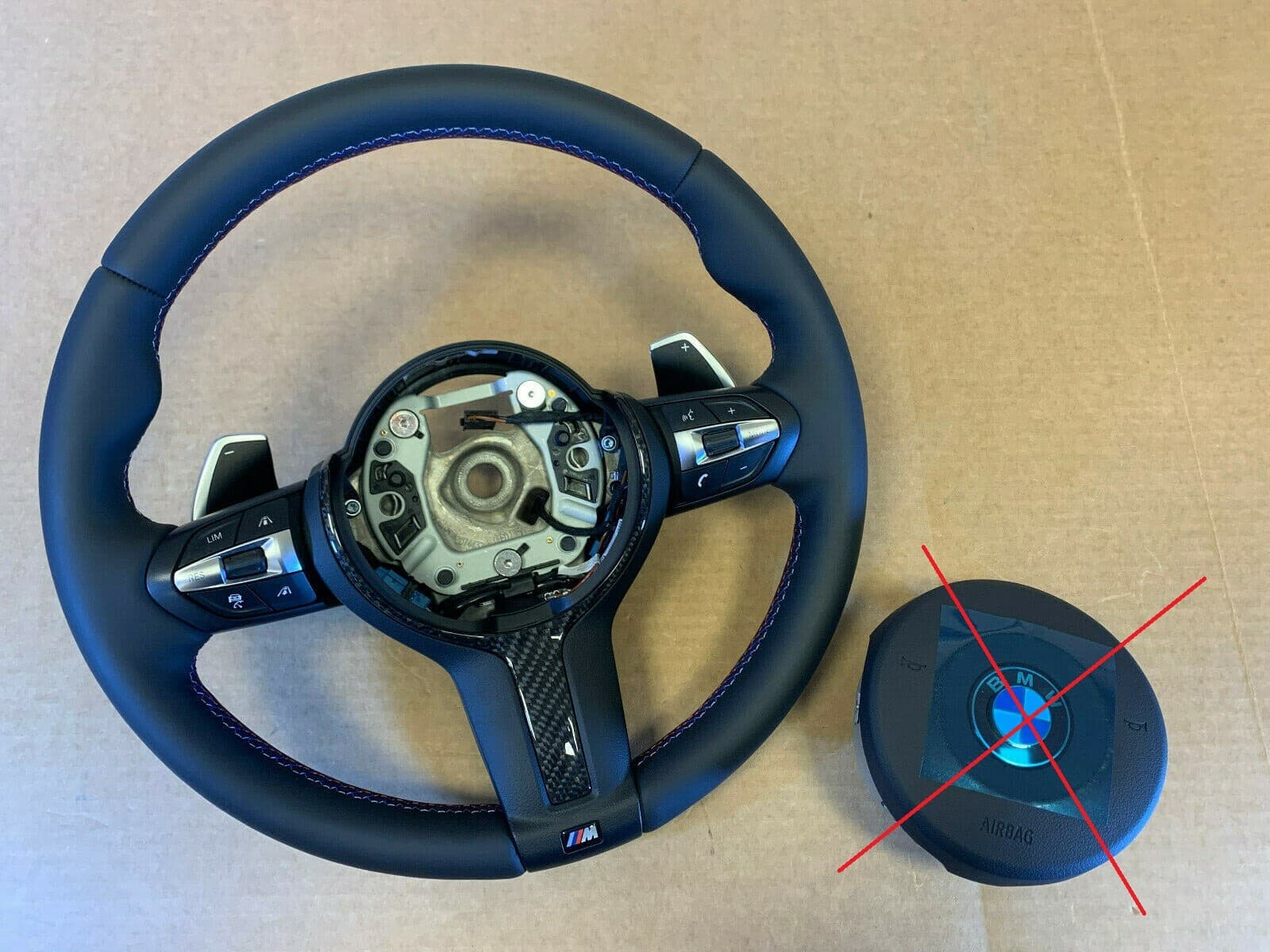 BMW BMW F22 F30 F31 F32 F33 F34 F36 USA M Steering Wheel PADDLES HEATED ACC CARBO