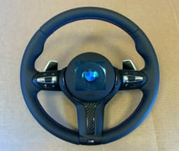 BMW BMW F22 F30 F31 F32 F33 F34 F36 USA M Steering Wheel PADDLES HEATED ACC CARBO — thumbnail 2