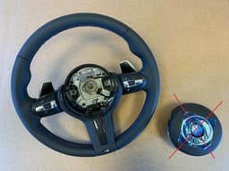 BMW BMW F20 F22 F30 F31 F32 F33 F34 F39 F48 M Steering Wheel Paddles CARBON VIBRO — thumbnail 1