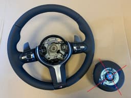 BMW BMW F15 F16 F20 F25 F26 F30 F31 F32 F33 M Steering Wheel G PADDLES HEATING ACC — thumbnail 1
