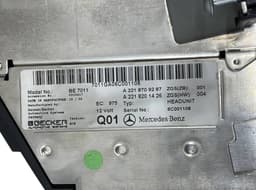 MERCEDES-BENZ BE7011 2218709287 2218201426 2218703591 2218708285 2218702686 2218703685 Radio MERCEDES-BENZ S-CLASS (W221) (2005-2013) — thumbnail 5