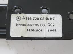 MERCEDES-BENZ A2167200246 A2168200142 A2167200446 Window Regulator mechanism front right MERCEDES-BENZ S-CLASS Coupe (C216) (2006-2013) — thumbnail 8