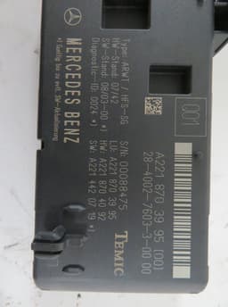 MERCEDES-BENZ A2218703995 Bootlid / tailgate control unit MERCEDES-BENZ S-CLASS Coupe (C216) (2006-2013) — thumbnail 5
