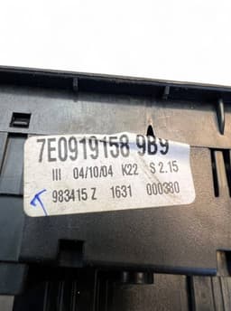 VW 7E09191589B9 7E0919158 Rear AC heater control panel VW TRANSPORTER T5 / MULTIVAN (7H, 7E, 7J) (2003-2015) — thumbnail 5