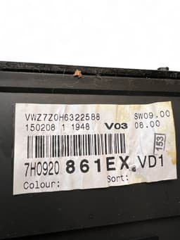 VW 7H0920861EX 7H0920861 Instrument Cluster VW TRANSPORTER T5 / MULTIVAN (7H, 7E, 7J) (2003-2015) — thumbnail 8