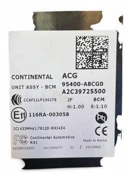 KIA 95400A8CG0 Body control module (BCM) KIA OPTIMA IV (JF) (2015-2020) — thumbnail 7