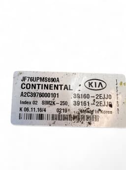KIA 391602EJJ0 391612EJJ0 Engine Control Unit / module (ECU) KIA OPTIMA IV (JF) (2015-2020) — thumbnail 6