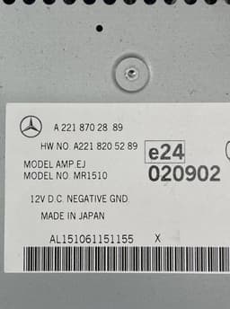 MERCEDES-BENZ 2218702889 2218205289 MR1510 Audio amplifier MERCEDES-BENZ S-CLASS (W221) (2005-2013) — thumbnail 2