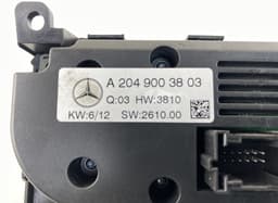 MERCEDES-BENZ A2C31516400 Heater control panel MERCEDES-BENZ C-CLASS (W204) (2007-2013) — thumbnail 3