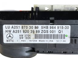 MERCEDES-BENZ 5HB964915 2518703089 2518203989 2519000401 Heater control panel MERCEDES-BENZ GL-CLASS (X164) (2006-2012) — thumbnail 4