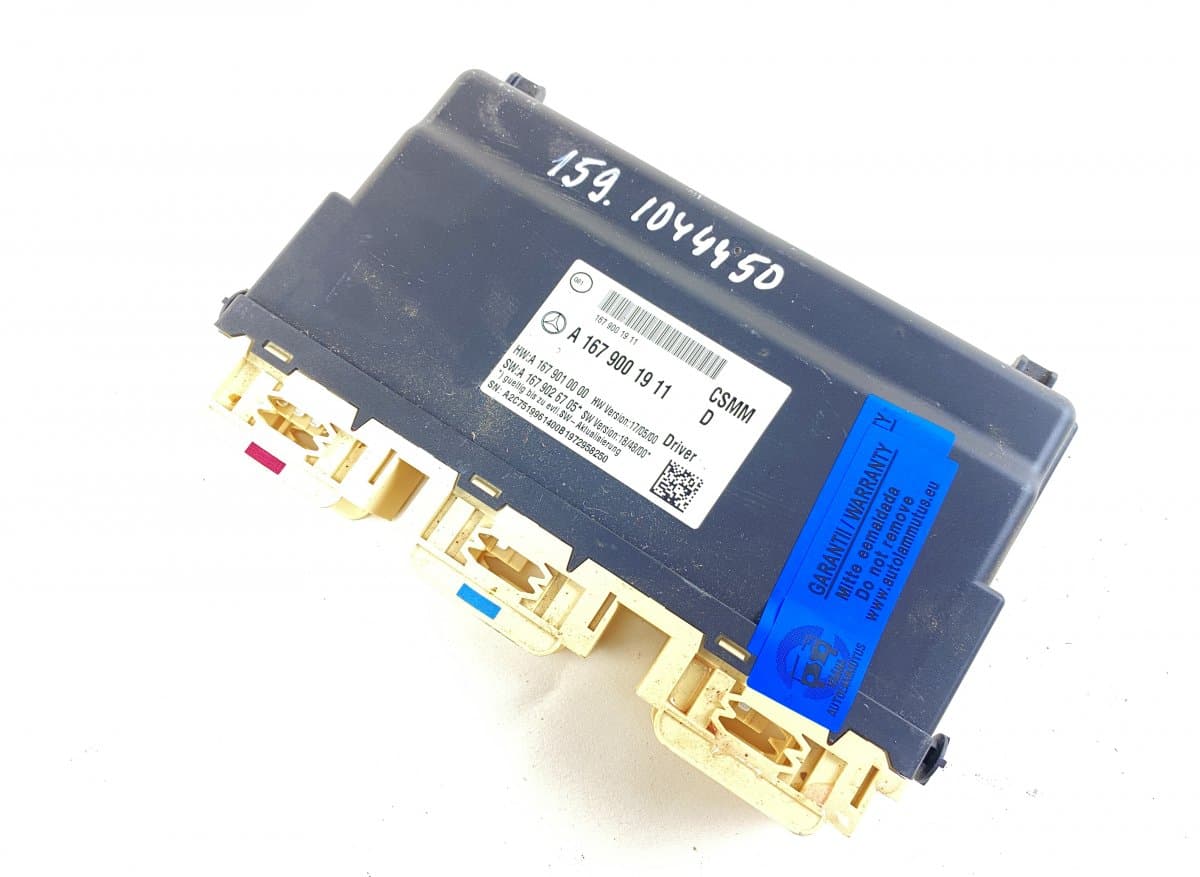 MERCEDES-BENZ A1679005219 Seats control unit MERCEDES-BENZ GLE (W167, C167) (2018-)