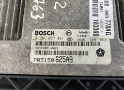 JEEP 0281018384 0281017461 Engine Control Unit / module (ECU) JEEP GRAND CHEROKEE IV (WK, WK2) (2010-2021) — thumbnail 2