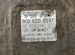 VW 1K0820859T AC / aircon Compressor VW JETTA IV (162) (2010-2018) — thumbnail 6