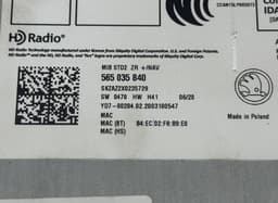 SKODA 565035840 Radio SKODA KODIAQ I (NS7) (2016-2024) — thumbnail 4