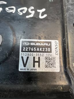 SUBARU 22765AK230 1128003552 Engine Control Unit / module (ECU) SUBARU LEGACY VI / Outback (2014-2019) — thumbnail 6