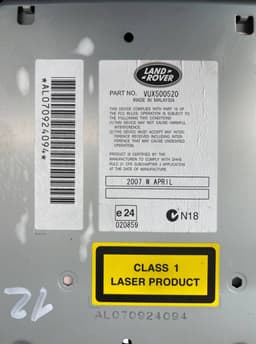 LAND ROVER Radio LAND ROVER DISCOVERY III (TAA) (2004-2009) — thumbnail 4