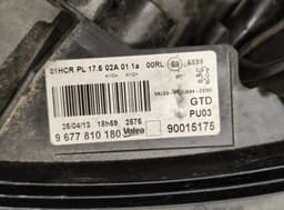 PEUGEOT 90015175 9677810180 Headlight left PEUGEOT 2008 I (A94) (2013-2019) — thumbnail 8