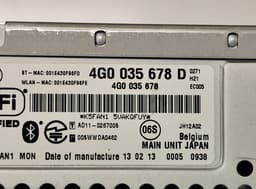 AUDI 4G0927137K 4G0035678D CD Changer AUDI A6 / A6 ALLROAD (C7, 4G) (2010-2018) — thumbnail 7