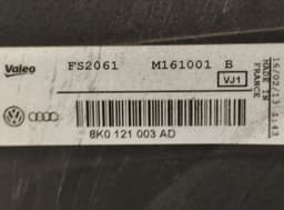 AUDI 8K0121003AD 8K0959501G Radiator Fan Electric AUDI A6 / A6 ALLROAD (C7, 4G) (2010-2018) — thumbnail 3