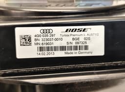 AUDI 4G0035297 4G0035298 4G0035454 4G0035411 Set of loudspeakers AUDI A6 / A6 ALLROAD (C7, 4G) (2010-2018) — thumbnail 3