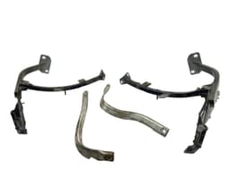 AUDI 4H0821135F 4H0821136F Headlight mounting/bracket, set AUDI A8 (4H) (2009-2017) — thumbnail 1