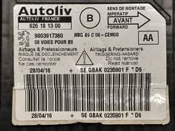 CITROËN 626181300 9803917380 608762100B Airbag Control Unit CITROËN BERLINGO III (2008-2018) — thumbnail 3