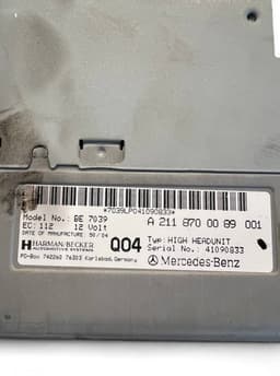 MERCEDES-BENZ A2118700089 2118700089 Radio MERCEDES-BENZ E-CLASS (W211) (2002-2009) — thumbnail 10