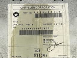 DODGE 05064924AG Radio DODGE JOURNEY (2008-2020) — thumbnail 6
