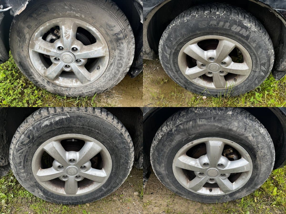 KIA 529103L703 Rim set With Tyres 4 pcs KIA SORENTO I (JC) (2002-2009)