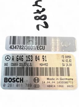 MERCEDES-BENZ A6461530491 6461530491 0281011789 Engine Control Unit / module (ECU) MERCEDES-BENZ VITO / VIANO (W639) (2003-2014) — thumbnail 7
