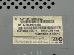 CHRYSLER 05064632AI Dash screen CHRYSLER 300C II (2010-2023) — thumbnail 4