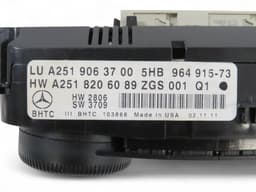 MERCEDES-BENZ A2519063700 A2519000401 Heater control panel MERCEDES-BENZ GL-CLASS (X164) (2006-2012) — thumbnail 7