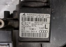 AUDI 8K0941003A 0301240601 Headlight left AUDI A4 / A4 ALLROAD (B8) (2007-2015) — thumbnail 8