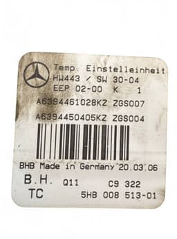 MERCEDES-BENZ A6394461028KZ A6394450405KZ A6394461028 6394461028 A6394450405 6394450405 Heater control panel MERCEDES-BENZ VITO / VIANO (W639) (2003-2014) — thumbnail 8