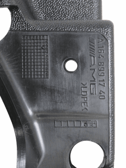 MERCEDES-BENZ A1648991740 1648991740 Mud guard Rear left MERCEDES-BENZ ML-CLASS (W164) (2005-2011) — thumbnail 3