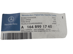 MERCEDES-BENZ A1648991740 1648991740 Mud guard Rear left MERCEDES-BENZ ML-CLASS (W164) (2005-2011) — thumbnail 5
